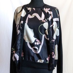 Vintage Salvatore Ferragamo Silk Twin Set Size Large